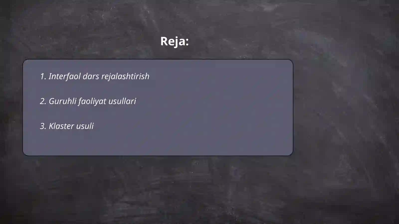 Interfaol ta’lim metodlari 2