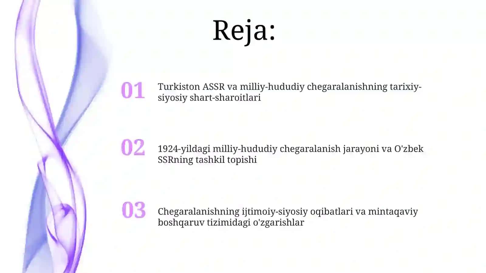 Milli hududiy chegaralanish Ozbekiston SSR ining tashkil topishi 2
