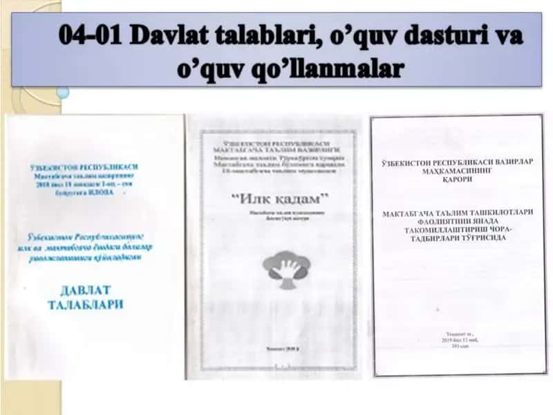Maktabgacha ta’lim tashkiloti metodisti ish xujjatlari 2