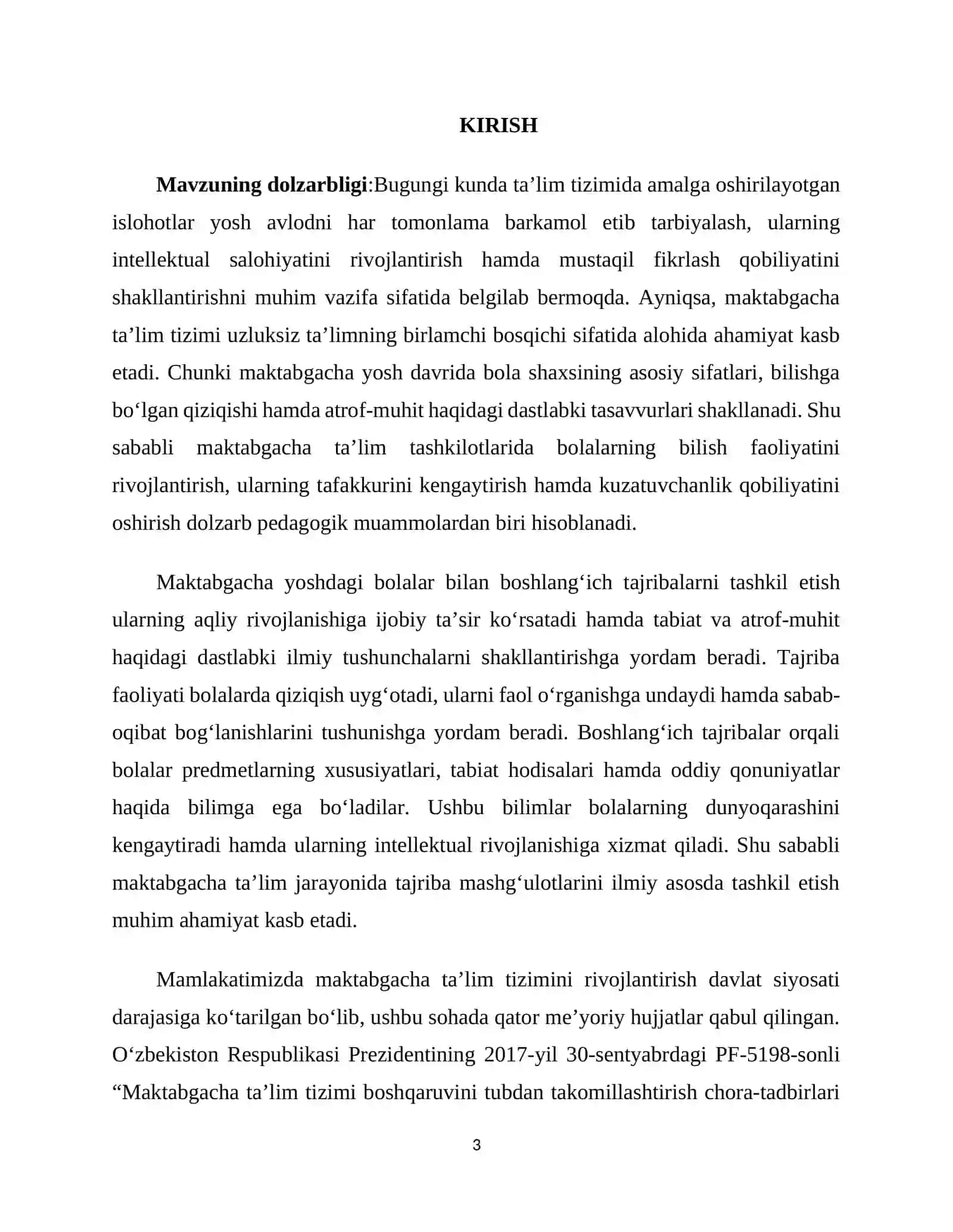 MAKTABGACHA YOSHDAGI BOLALAR BILAN BOSHLANG‘ICH TAJRIBALARNI TASHKIL ETISH 2