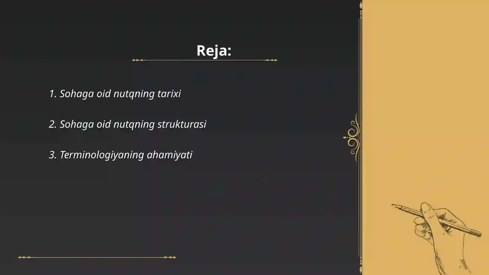 Sohaga oid nutqning oʻziga xosliklari 2