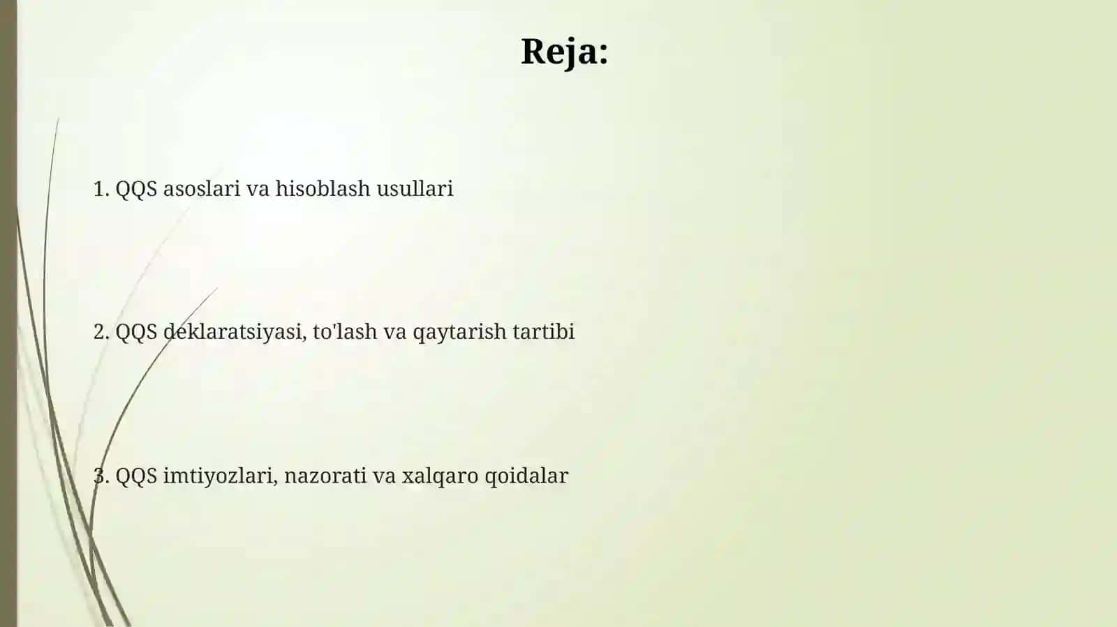 Qo‘shimcha qiymat solig‘i bo‘yicha hisob-kitob 2