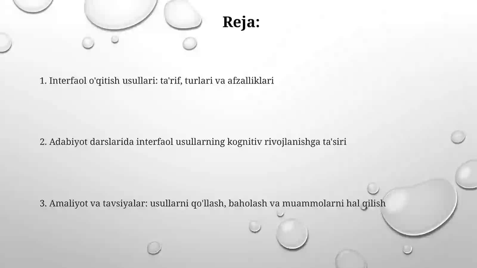 Adabiyot darslarida oʻqitishning interfaol usullarini kognitiv rivojlanish 2
