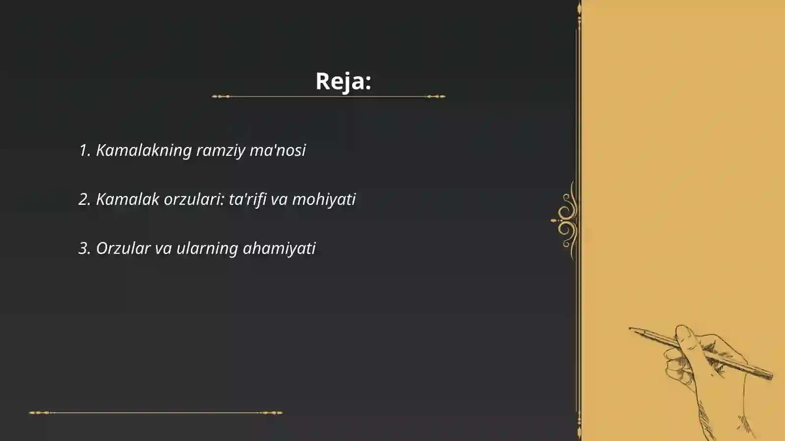 Kamalakning ramziy ma'nosi 2