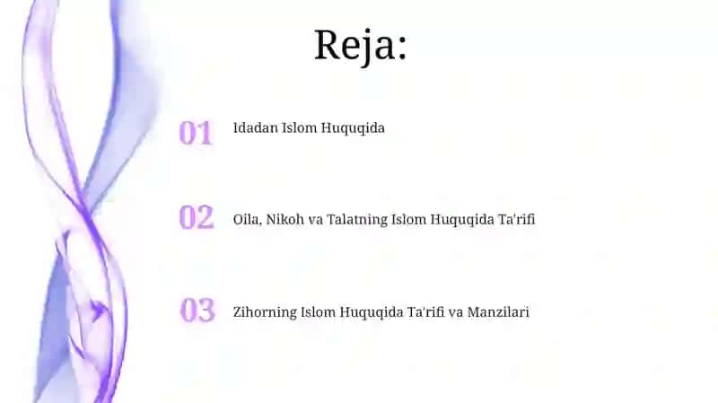 Idadan Islom Huquqida 2