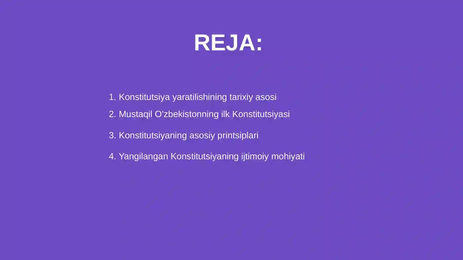 Mustaqil O'zbekiston Respublikasi Konstitutsiyasi yaratilish tarixi 2
