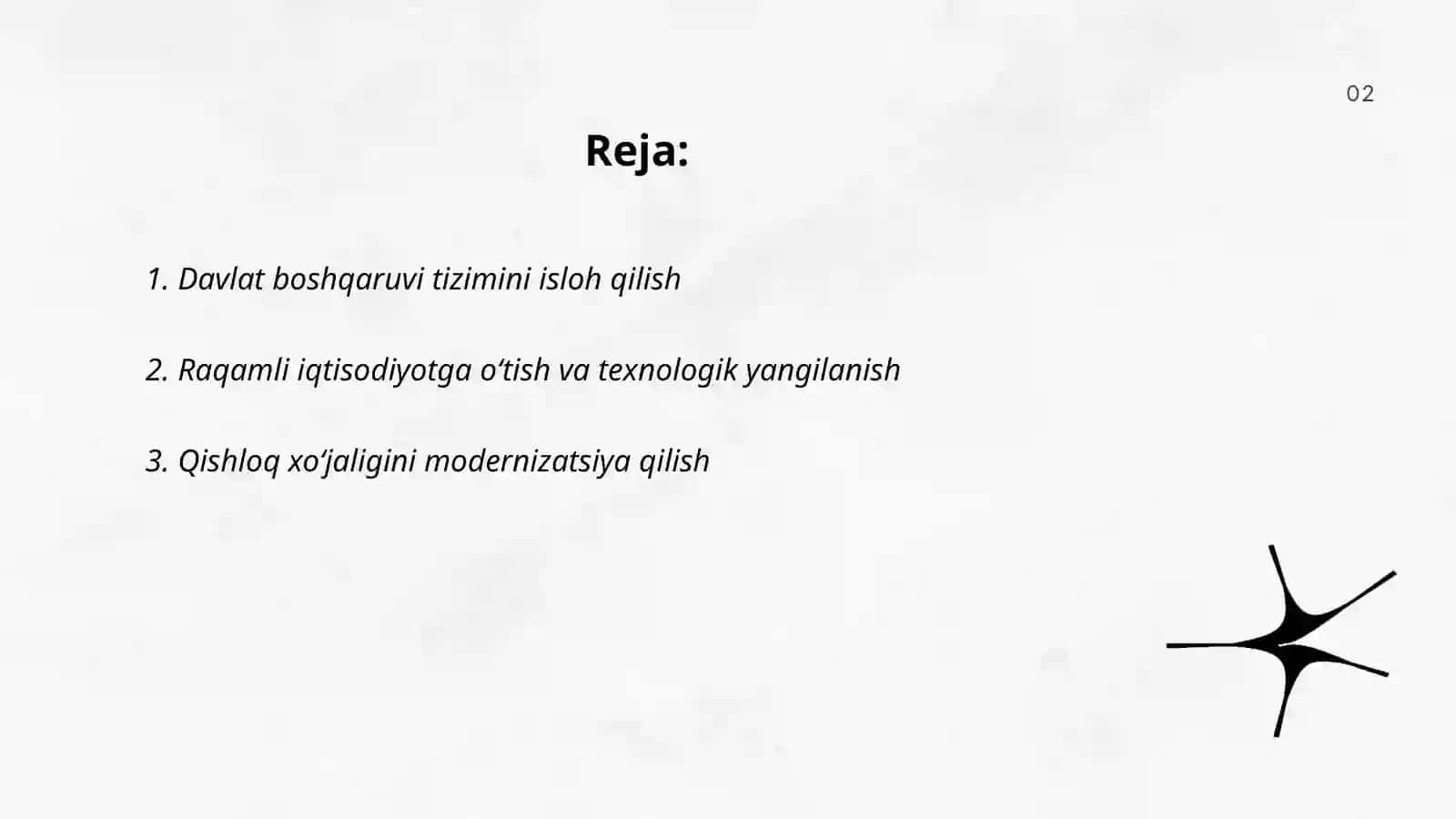 Yangi O‘zbekistonning taraqqiyot strategiyasi 2