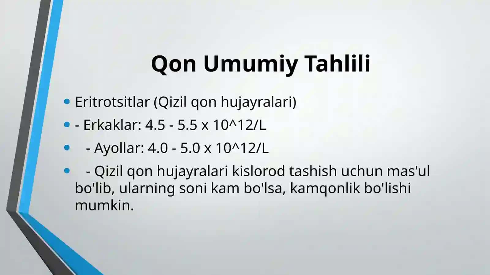 UMUMIY QON ANALIZLARI 2