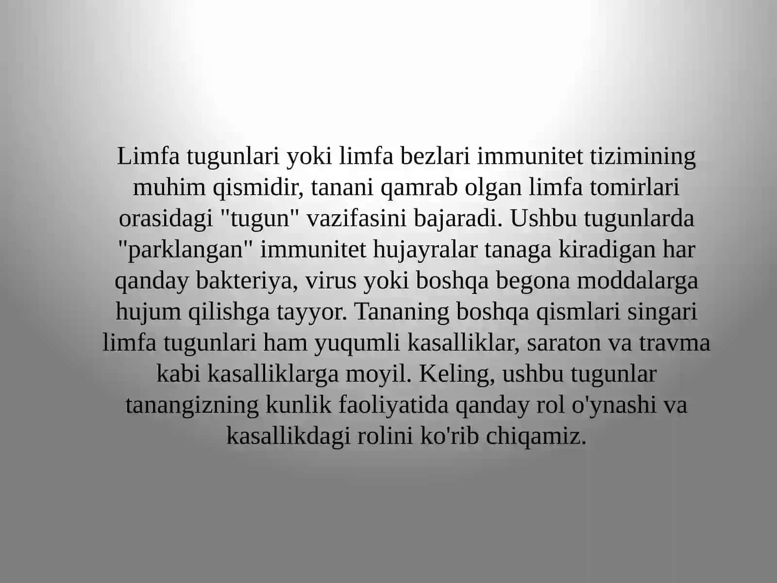 LIMFA TUGUNLARI,GEMOLIMFATIK TUGUNLAR,TALOQ TUZULISHI 2