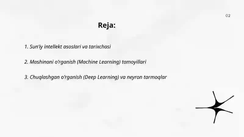Sunʼiy intellekt va AI tuzilmalari 2