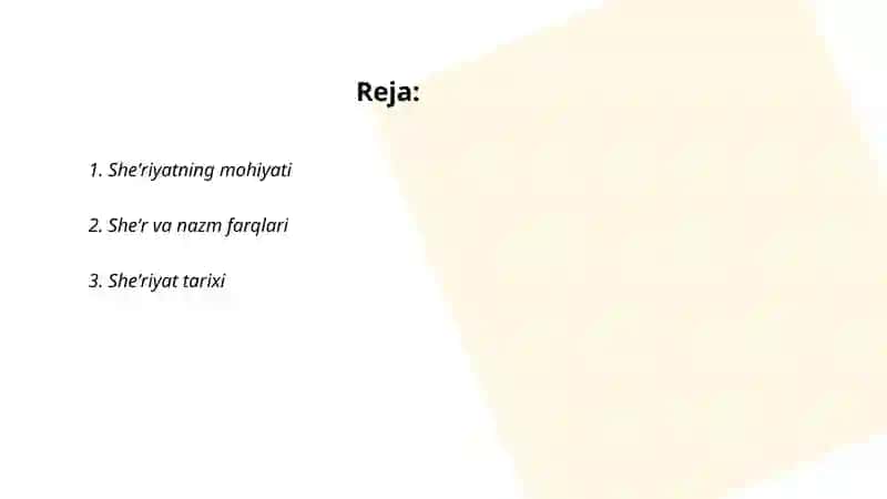Sheʼriyatning mohiyati 2