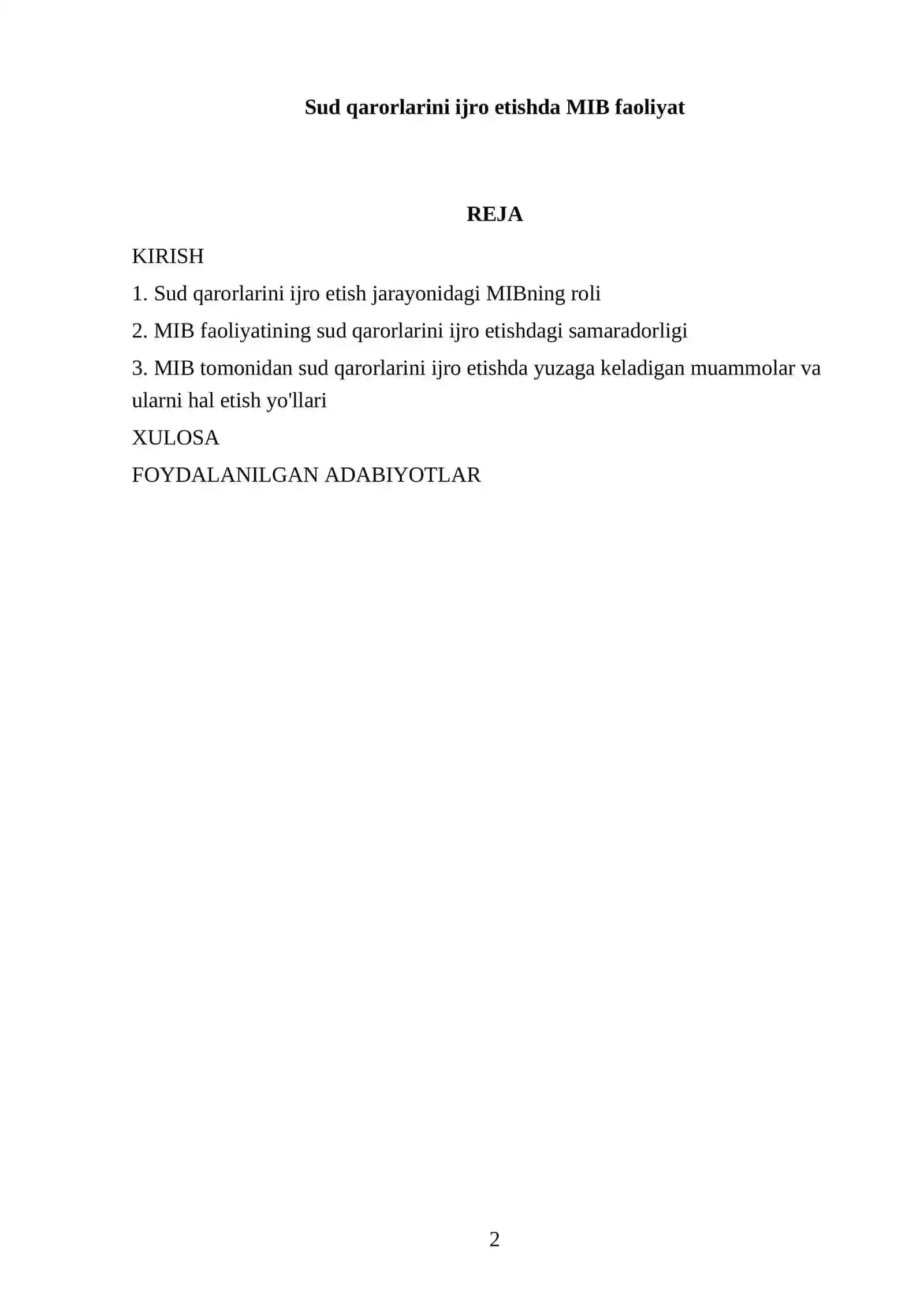 Sud qarorlarini ijro etishda MIB faoliyat 2