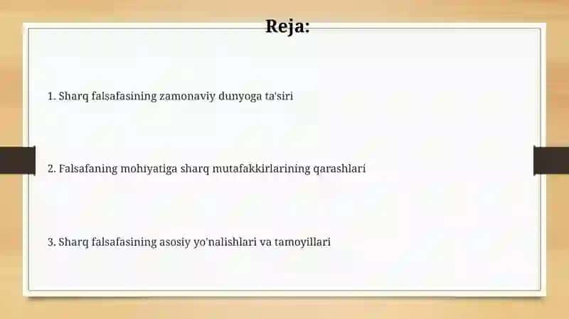 Falsafaning mohiyatiga oid Sharq mutafakkirlari qarashlari 2