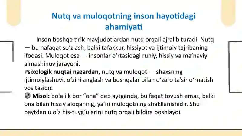Nutqvamuloqotning psixologik jihatlari 2