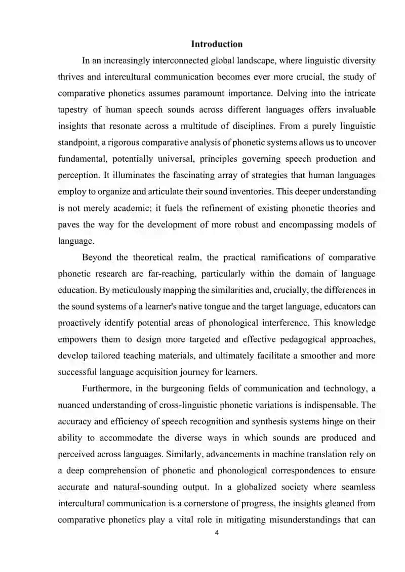 COMPARATIVE ANALYSIS OF SOUND SYSTEMS IN DIFFERENT LANGUAGES 2