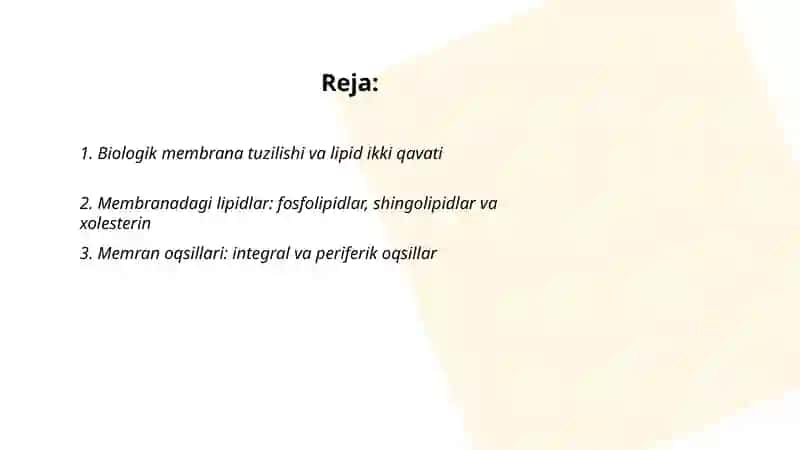 Biologik membranalar 2