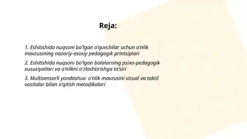 O'quvchilar uchun o'nlik mavzusini o'qitish bo'yicha ish metodikasi 2