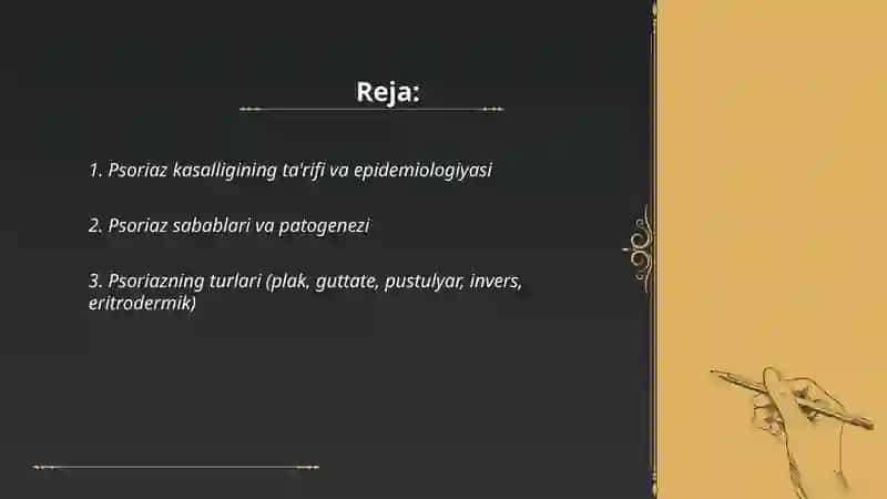 Psoriaz kasalligi 2