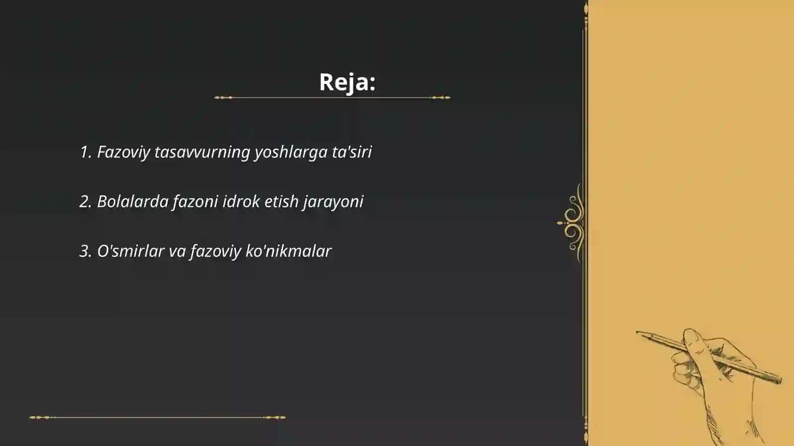 Har bir yosh guruxda fazoni idrok etishning xususiyatlari 2