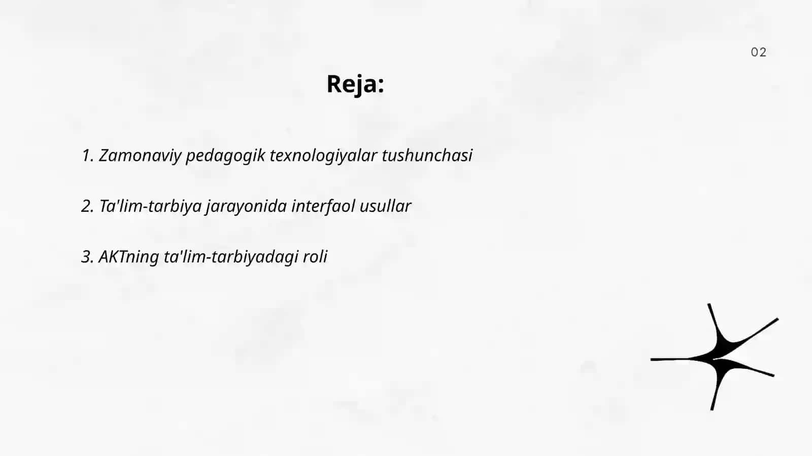 Ta‟lim - tarbiya jarayonida zamonaviy pedagogik texnologiyalardan foydalanishga oid maqolalarni o‟rganish va tahlil qilish 2