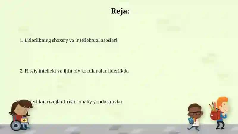 Rahbar qobilyatining psixologik komponentlari 2