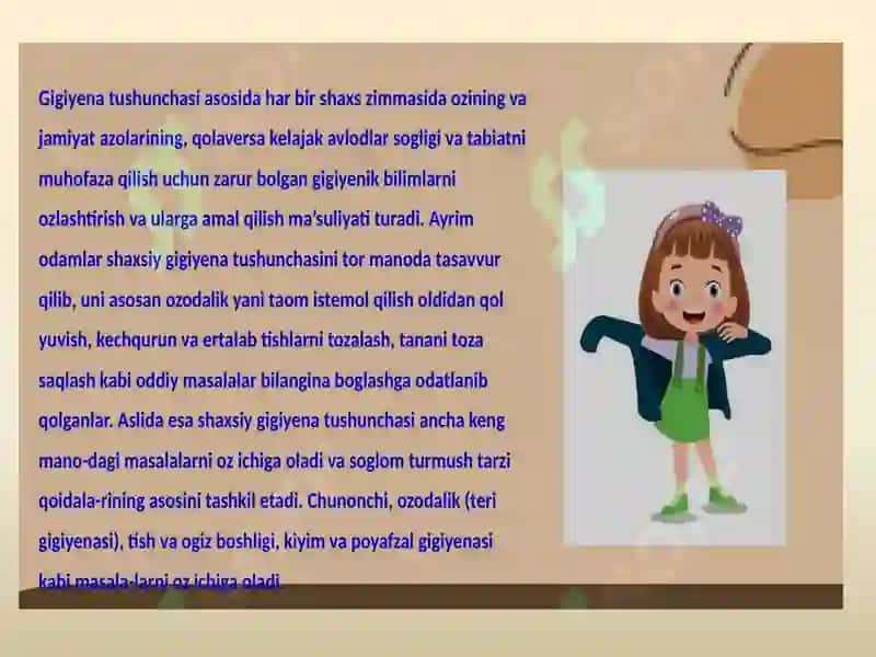 Kiyim Boshlar va Oyoq Kiyimlari Gigiyenasi 2