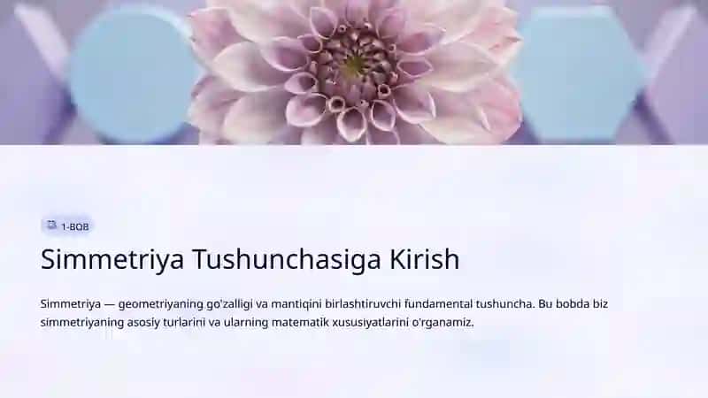 Burish va O'qqa Nisbatan Simmetriya 2