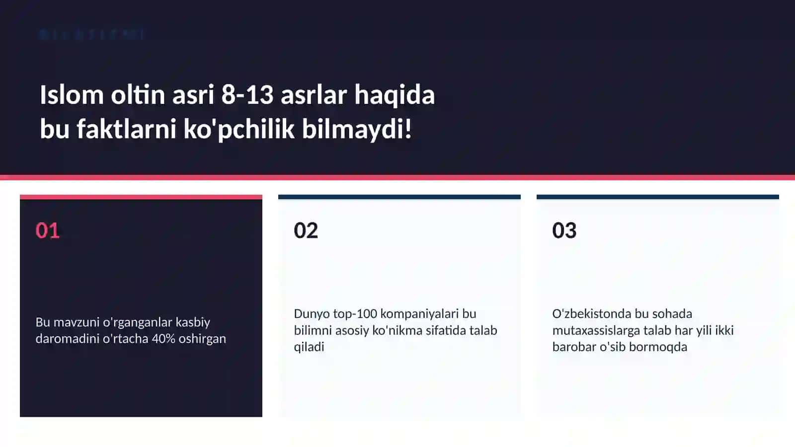 Islom oltin asri 8-13 asrlar 2