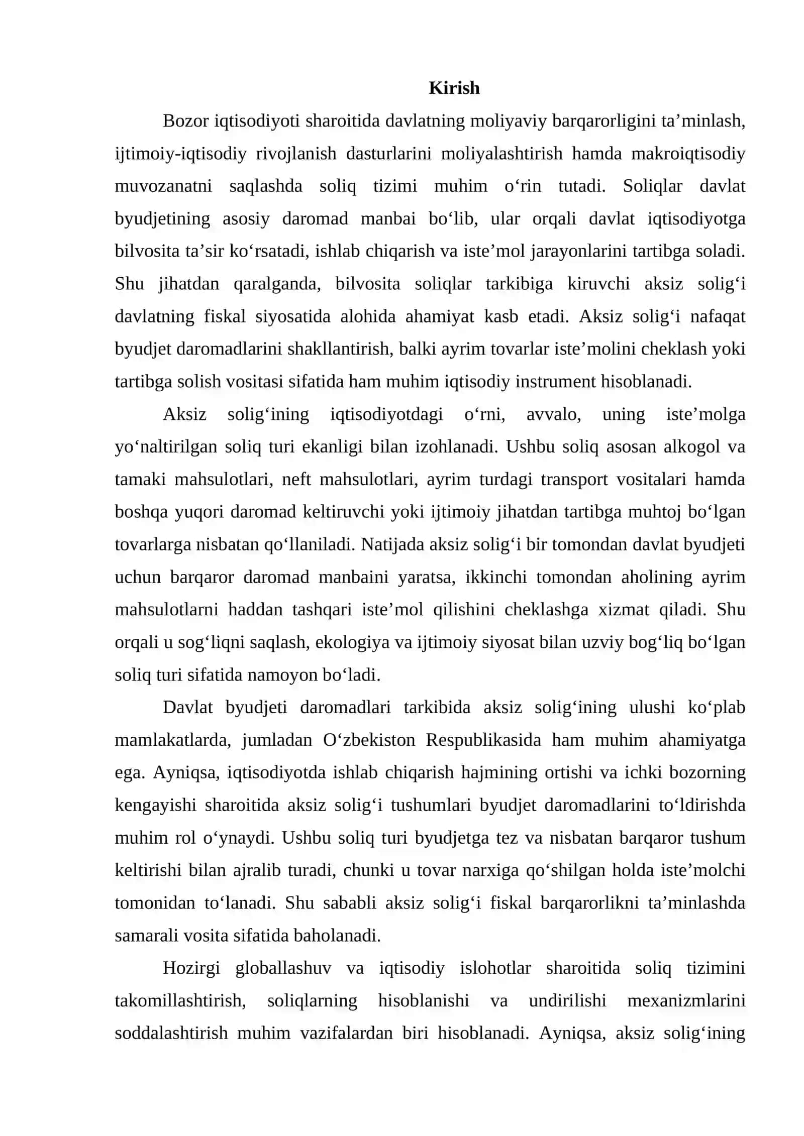 AKSIZ SOLIGʻINING SOLIQ DAVRI VA HISOBLASH TARTIBI 2