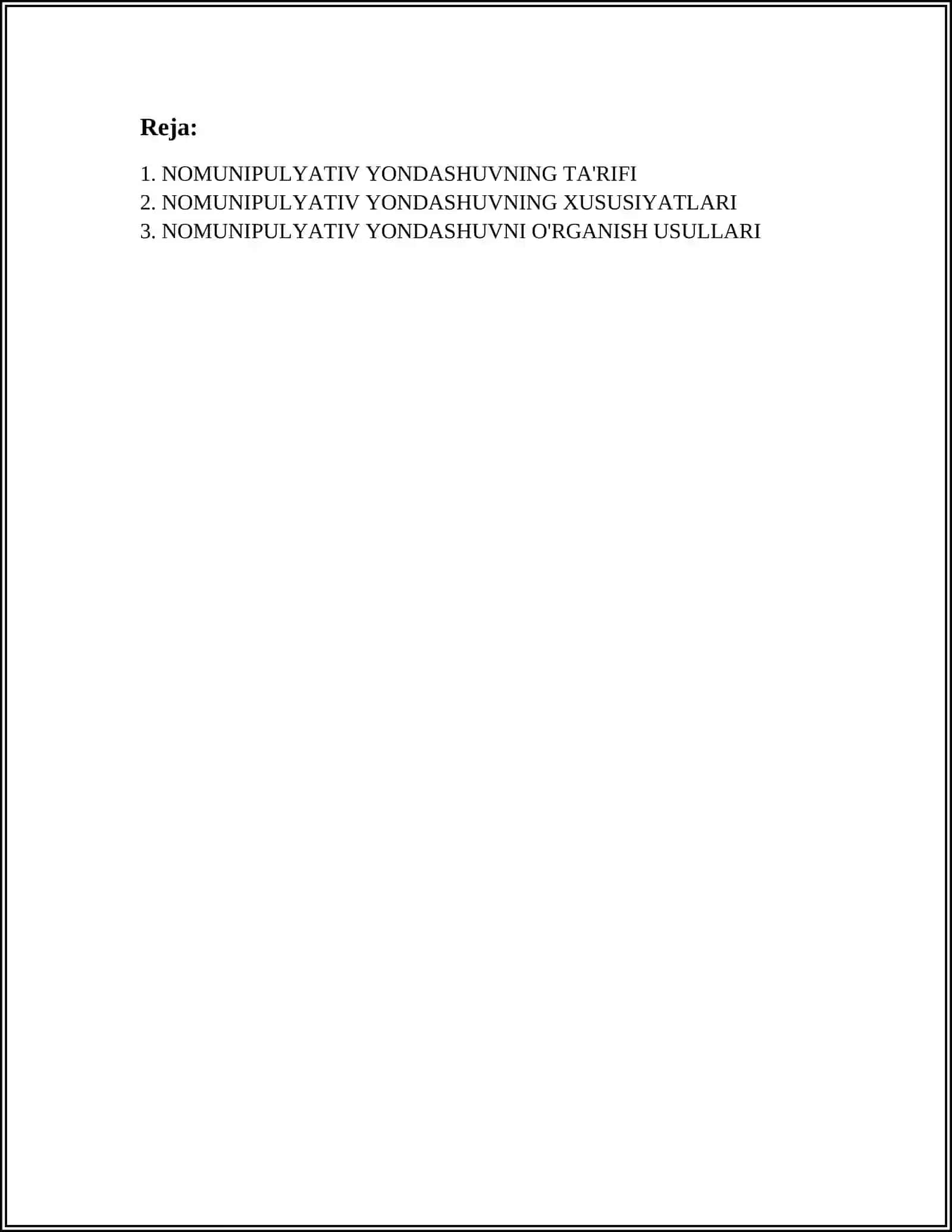 NOMUNIPULYATIV YONDASHUV 2