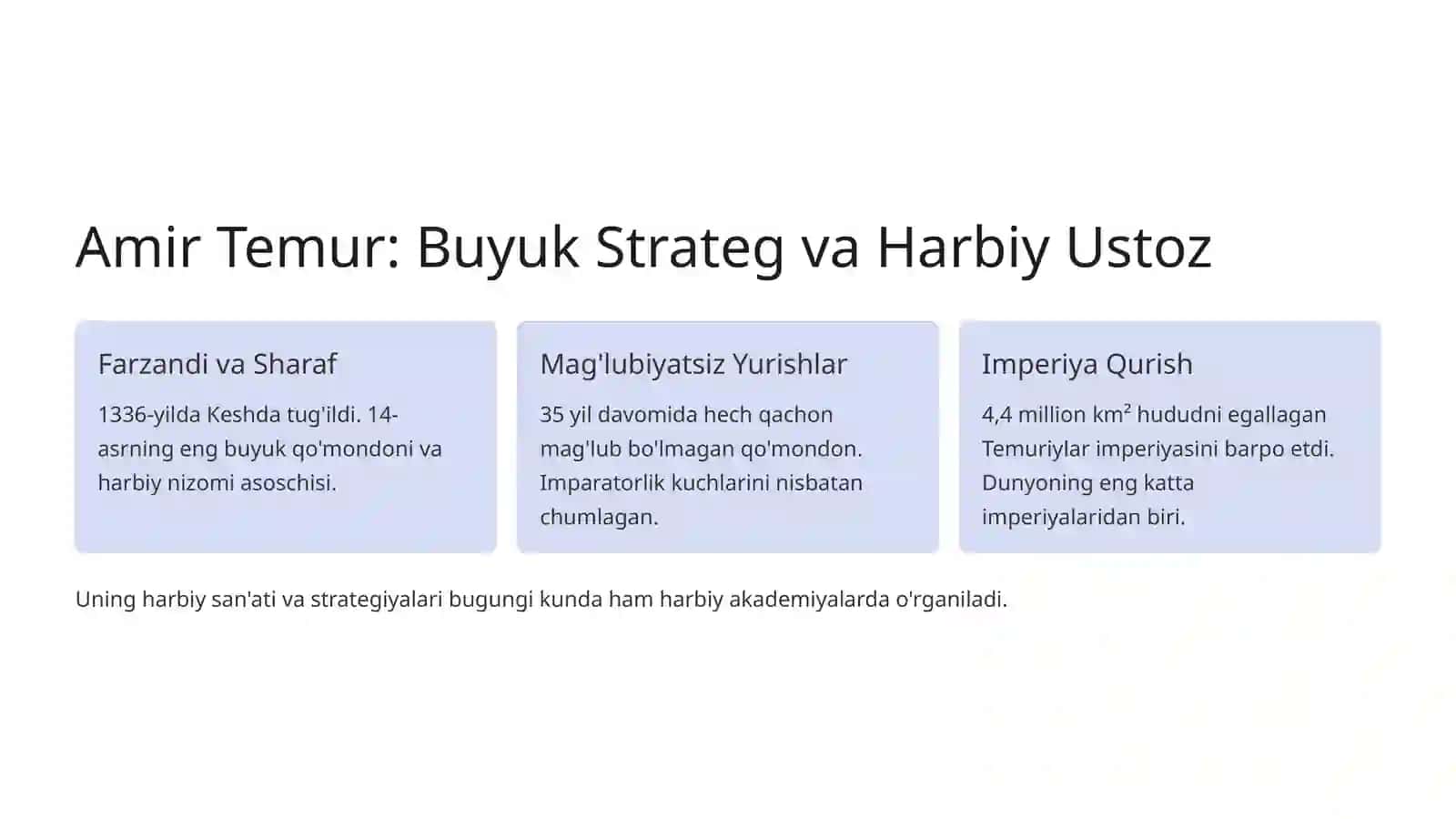 Harbiy San'at Tarixida Milliy Qahramonlarimiz 2