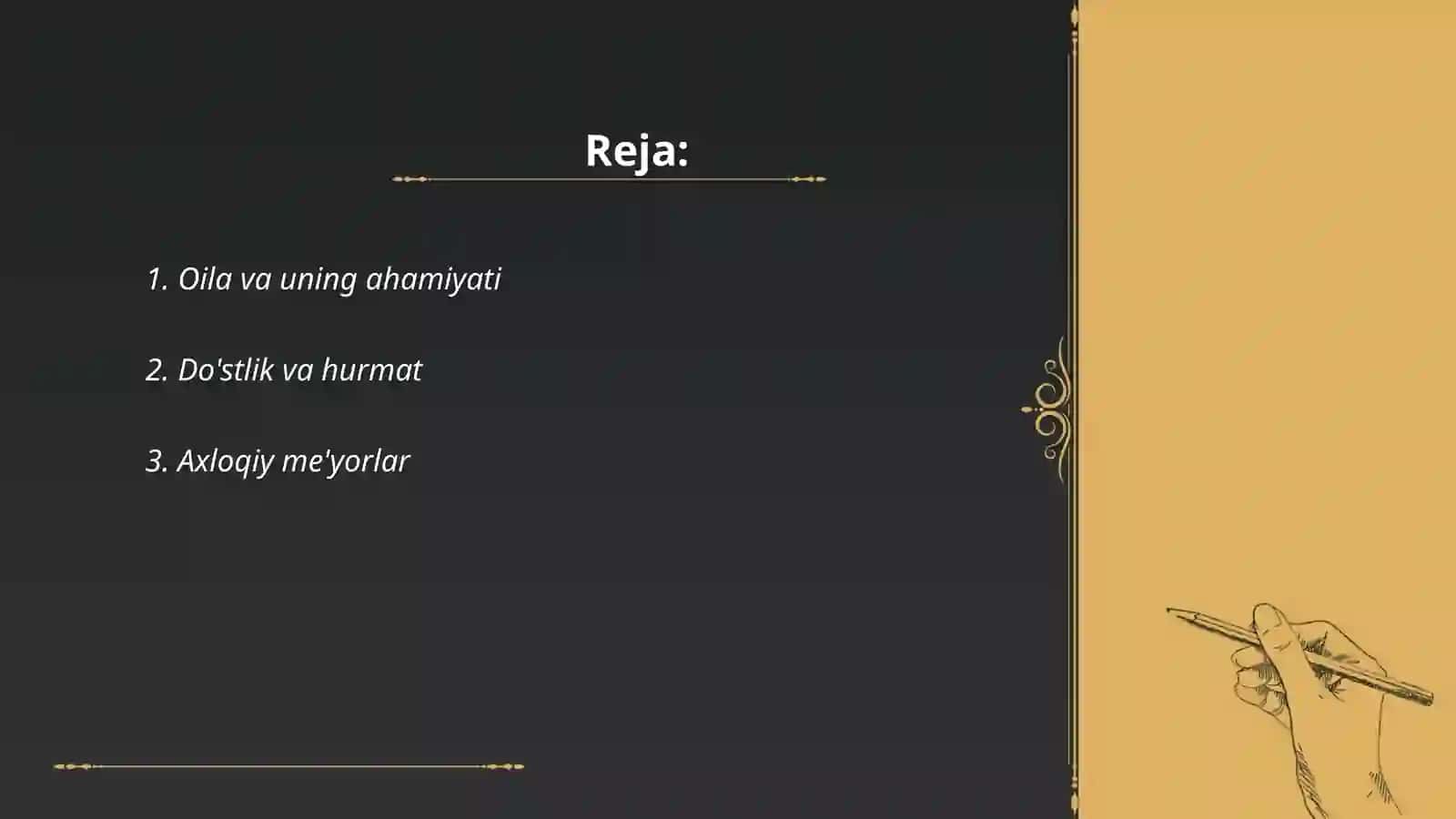 Oila va uning ahamiyati 2