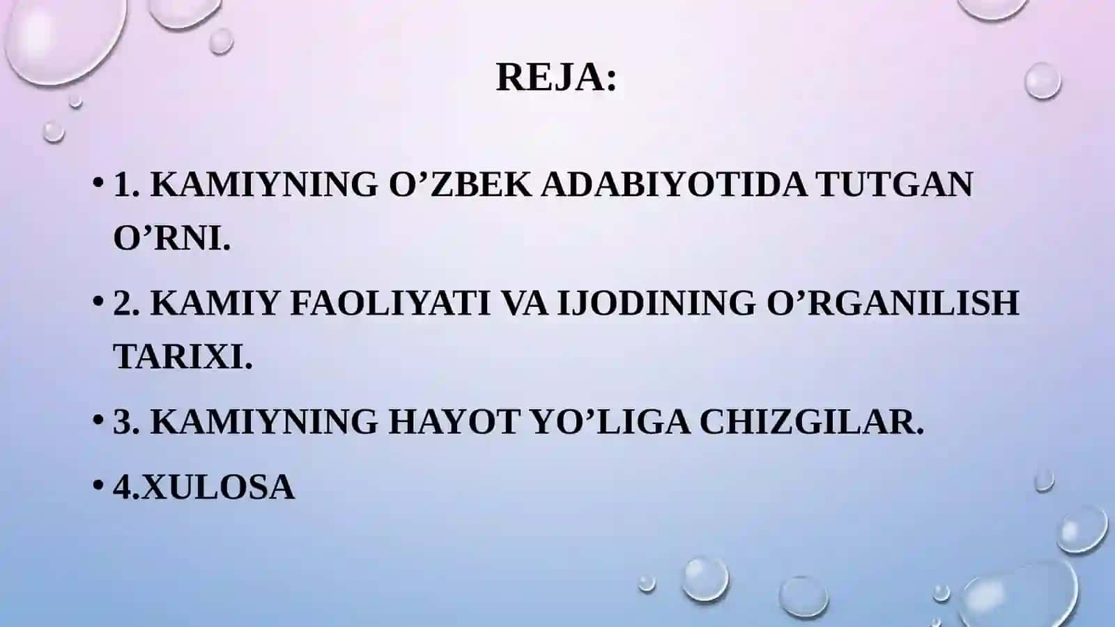 KARIMBEK KAMIY HAYOTI VA IJODI 2