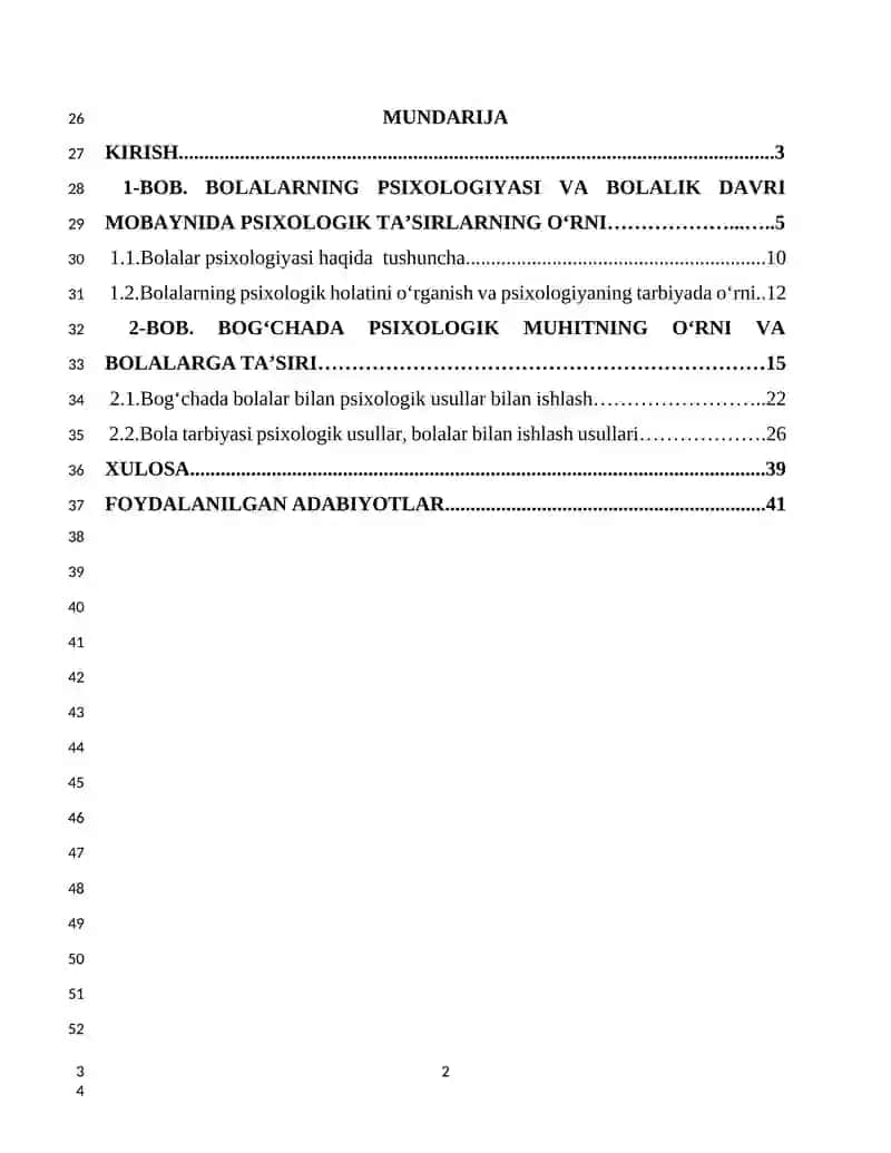 BOG‘CHADA PSIXOLOGIK MUHITNING O‘RNI VA BOLALARGA TA’SIRI 2