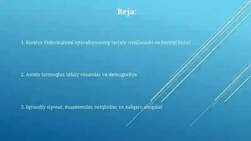 Rossiya Federatsiyasi iqtisodiyoti 2