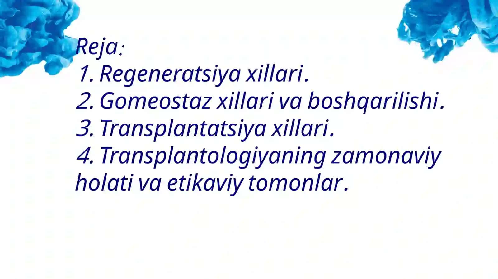 Odamning postembrional rivojlanishi davrlari umumiy qonuniyatlari 2