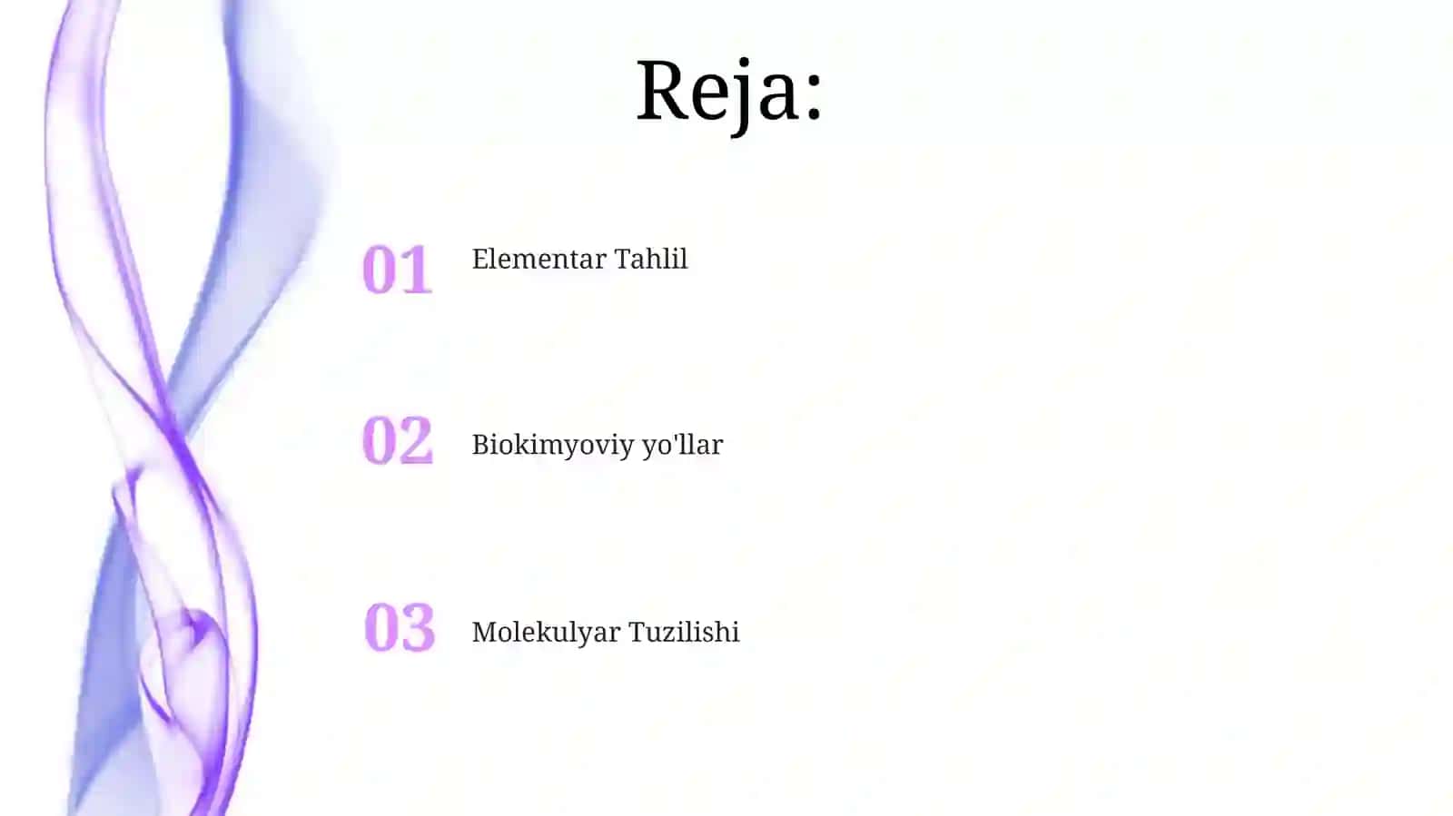 Organizmning kimyoviy tarkibini örganish 2