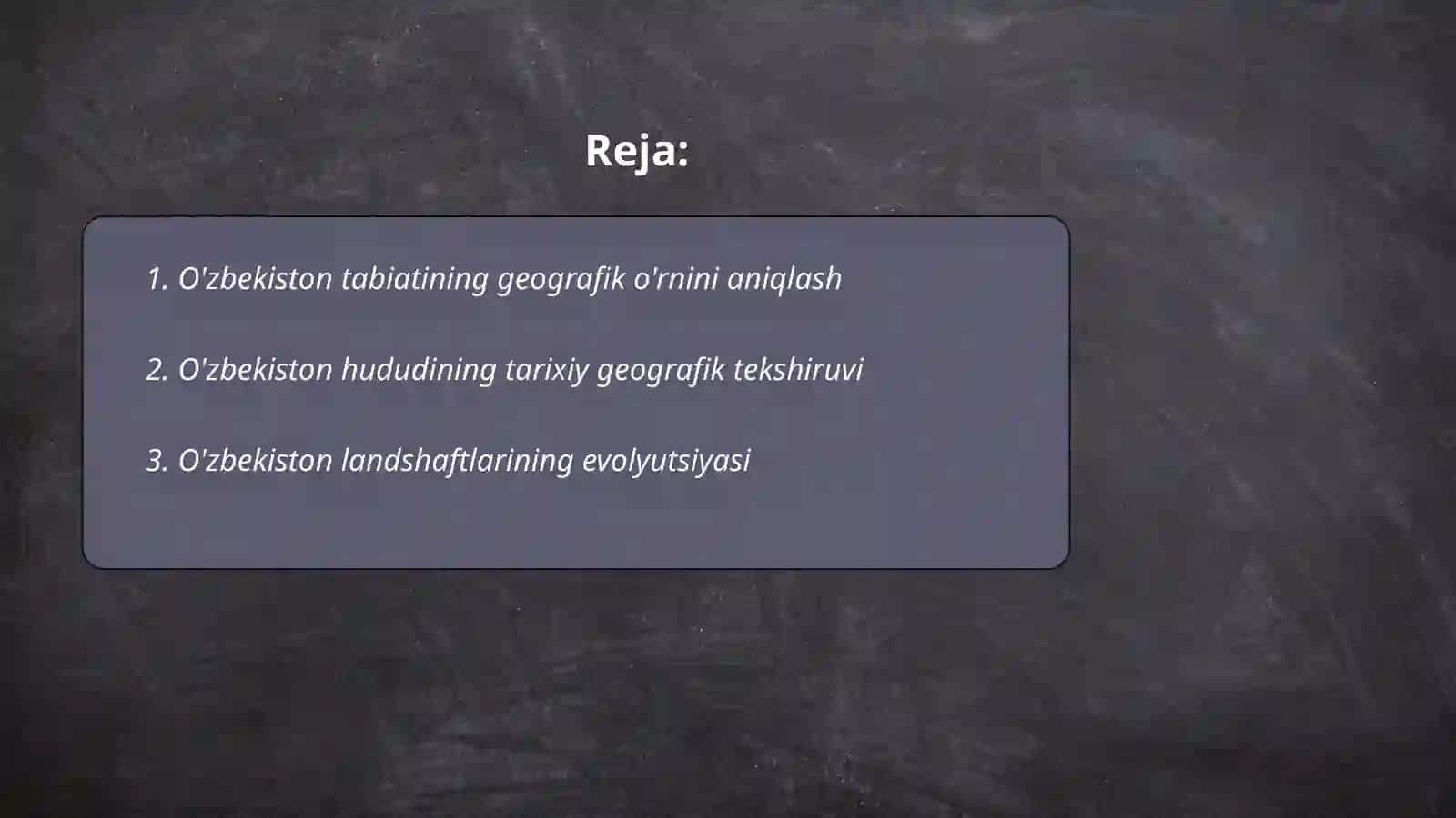 O'ZBEKISTON TABIATINING GEOGRAFIK O'RNINI O'RGANILISH TARIXI 2