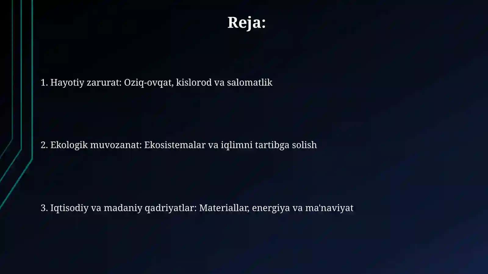 O'simliklarning inson hayotida va biosferadagi ahamiyati 2