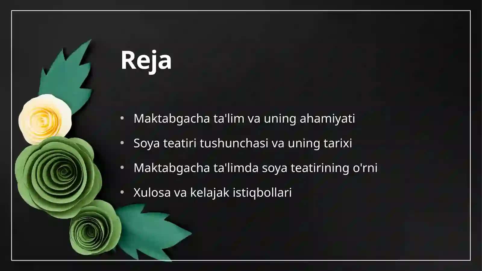 Maktabgacha talim tashkilotida soya teatirini tashkil qilish 2