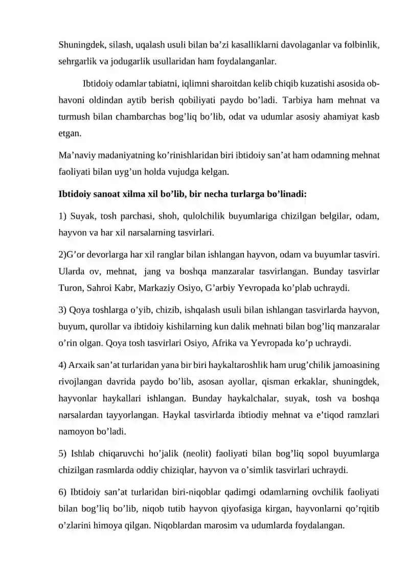 Tosh davri madaniyati tahliliy ma’lumot 2