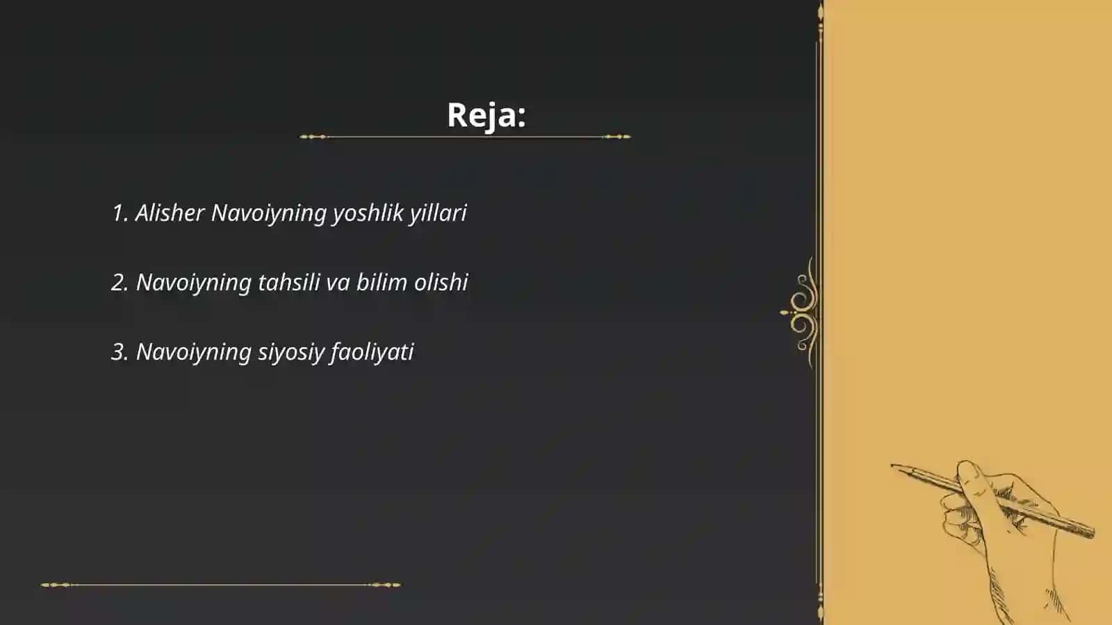 Alisher Navoiyning hayoti va ijodi 2