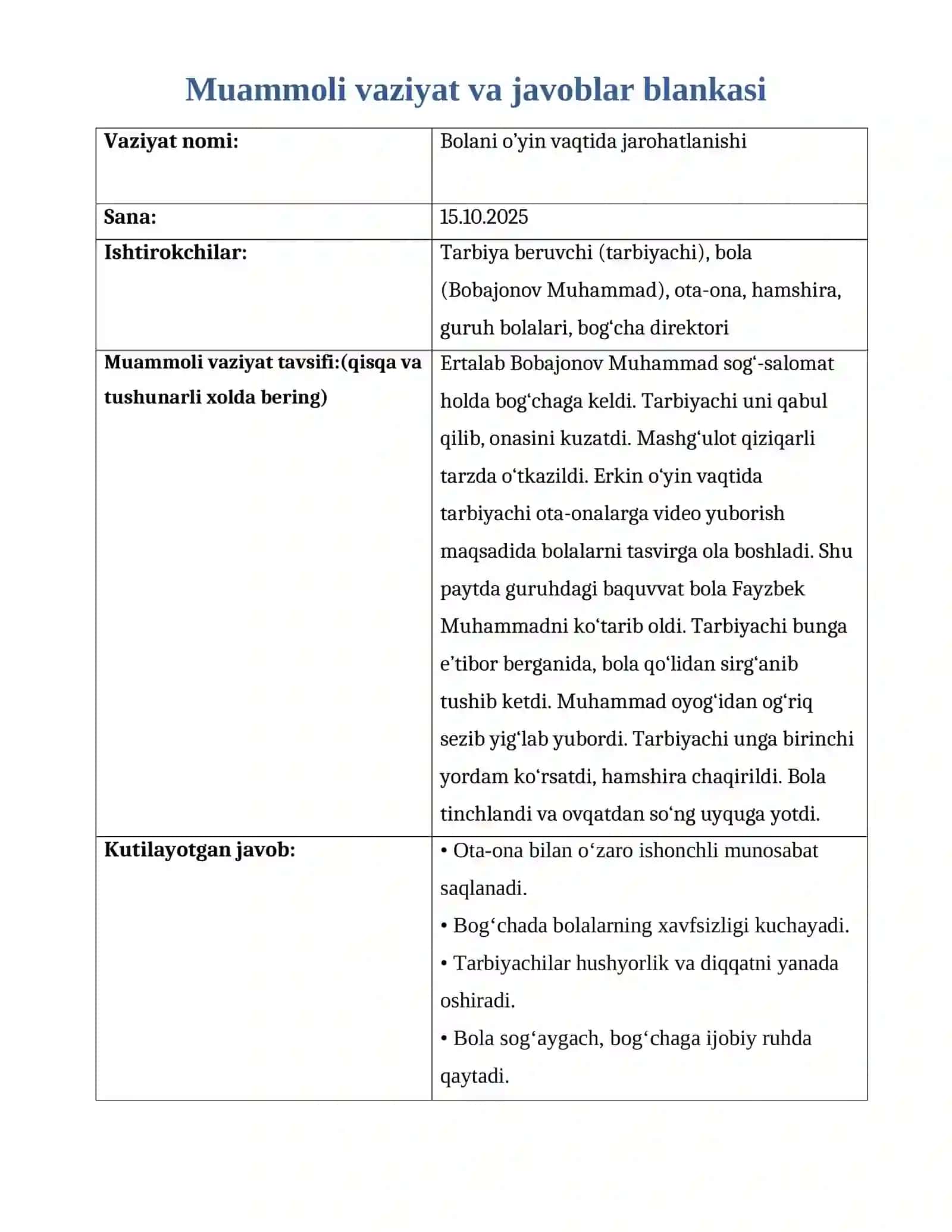 Boqiyeva Dilshodaning Maktabgacha Ta`lim Menejmenti Fanidan 1-Topshiriq Ishi 2