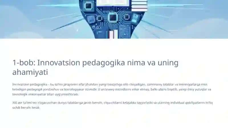 Pedagogik xodimlarning innovatsion faoliyatini tashkil etish va boshqarish 2