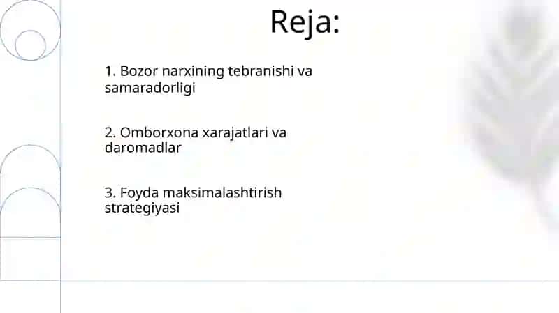 Meva-sabzavotlar saqlashning iqtisdiy samaradorligini aniqlash 2