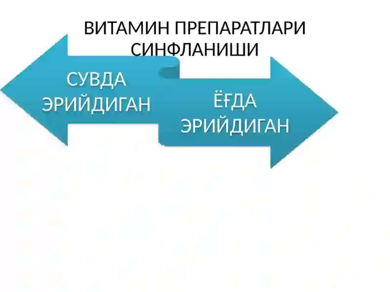 ВИТАМИН ПРЕПАРАТЛАРИ 2