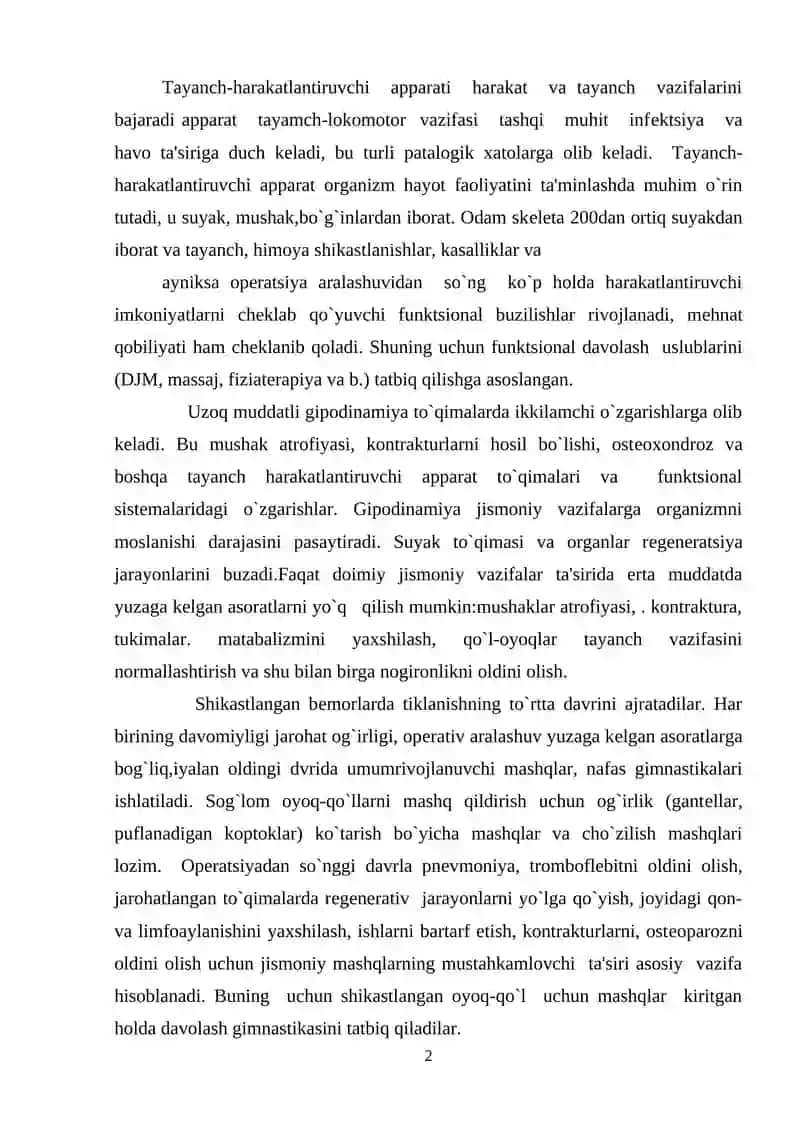 O`quvchilarning jarohatlanishi 2