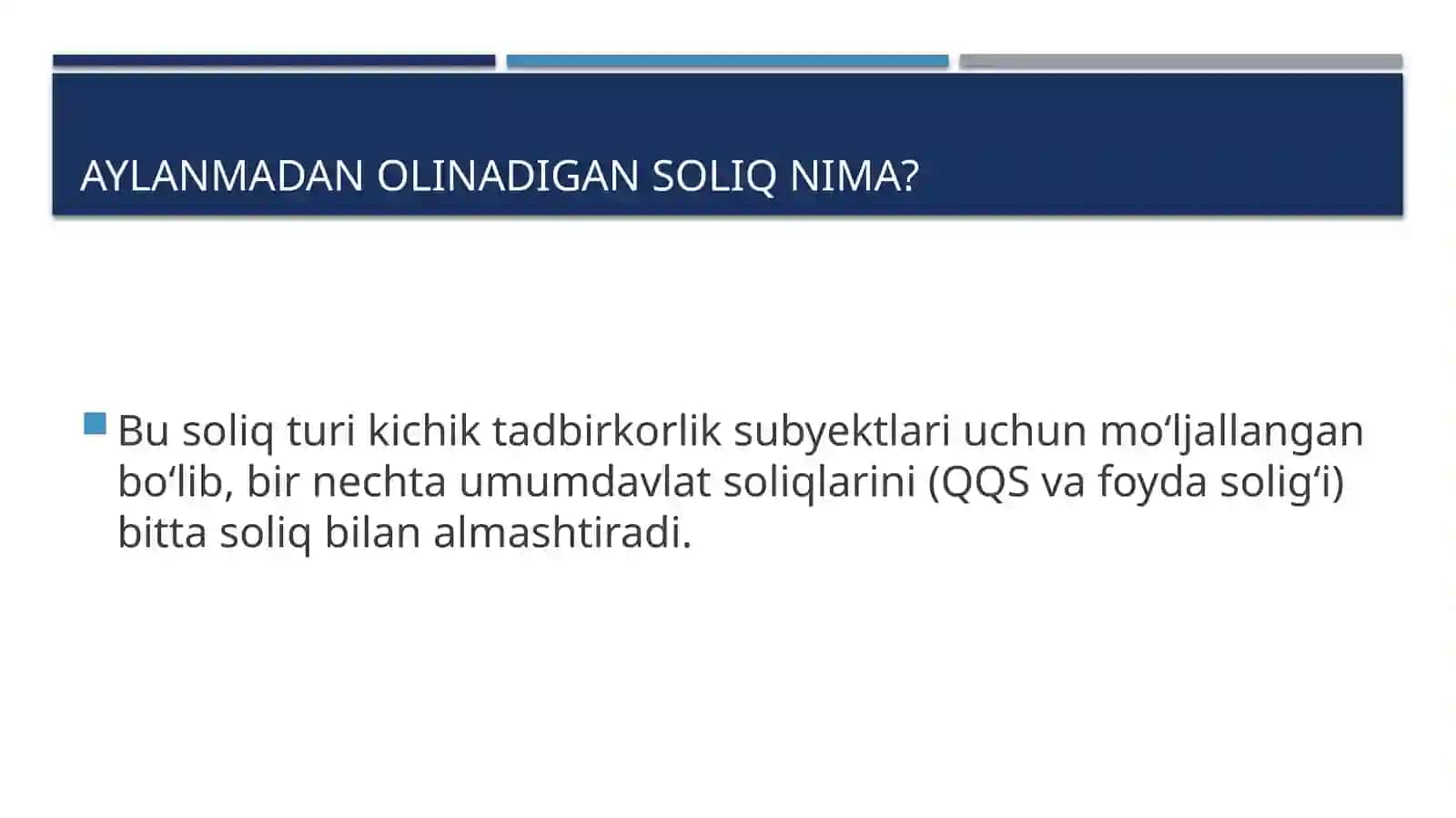 Aylanmadan olinadigan soliq: Mazmuni, stavkalari va hisoblash tartibi 2