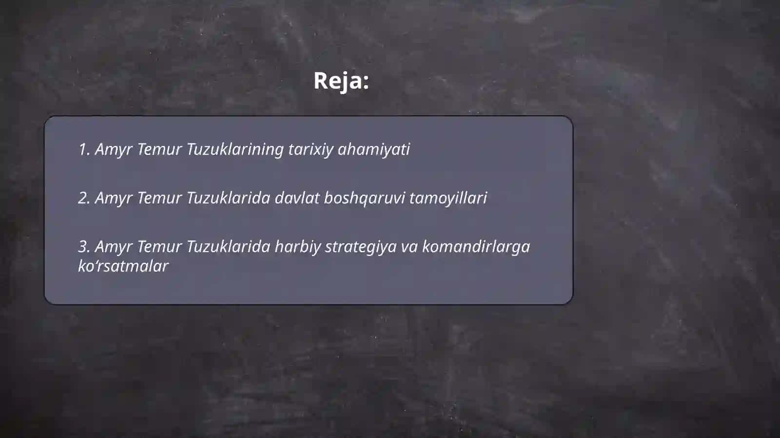 Amyr Temur Tuzuklari 2