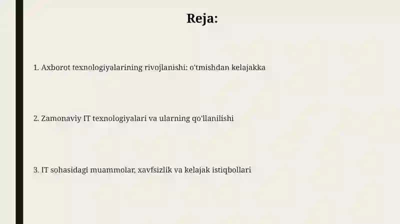 Axborot texnologiyalari 2